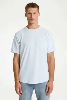 Wehkamp CHASIN' regular T-shirt lichtblauw aanbieding