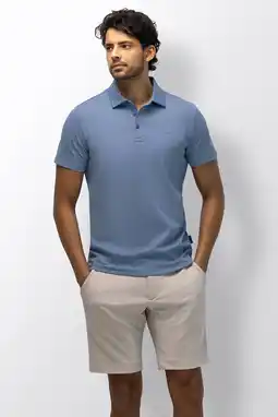 Wehkamp State of Art regular polo blauw aanbieding