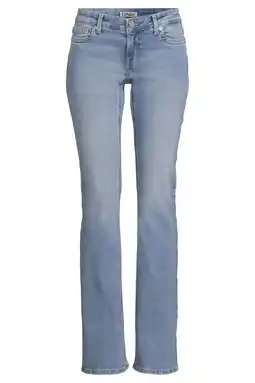 Wehkamp ONLY Onlcarrie Lw Back Pock Flared Dnm Box bootcut jeans aanbieding