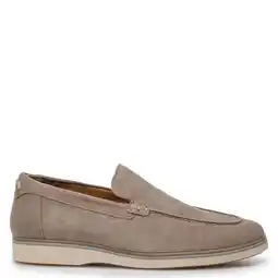 Wehkamp Floris van Bommel suède loafers lichtbruin aanbieding