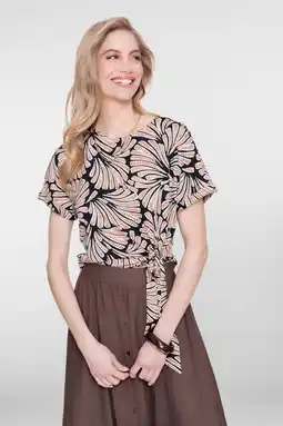 Wehkamp Geisha top taupe aanbieding