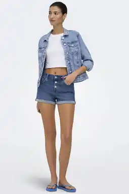 Wehkamp ONLY skinny lowwaist denim short aanbieding
