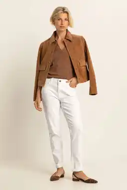 Wehkamp Expresso slim fit jeans wit aanbieding