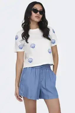 Wehkamp ONLY T-shirt wit aanbieding