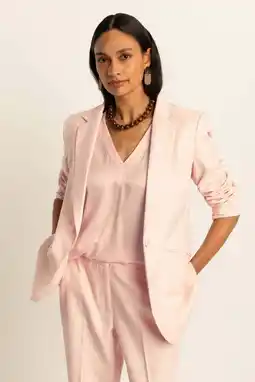 Wehkamp Expresso regular blazer lichtroze aanbieding