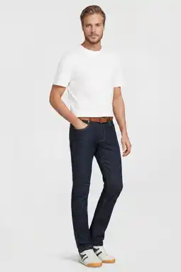 Wehkamp Anytime slim fit jeans donkerblauw aanbieding