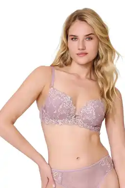 Wehkamp LingaDore voorgevormde push-up bh taupe aanbieding
