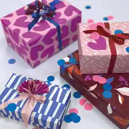 Wehkamp CollectivWarehouse x Wehkamp cadeaupapier - Blueberry Breeze (set van 3) aanbieding