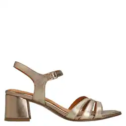 Wehkamp No Stress leren sandalettes brons aanbieding