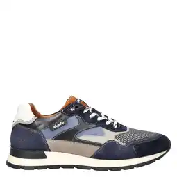 Wehkamp Australian Tiago leren sneakers blauw aanbieding