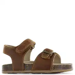 Wehkamp Shoesme leren sandalen bruin aanbieding