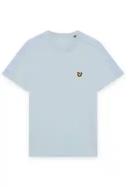 Wehkamp Lyle & Scott regular T-shirt lichtblauw aanbieding