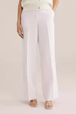 Wehkamp regularwaist pantalon lichtroze aanbieding