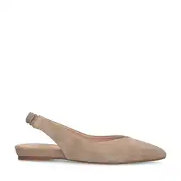 Wehkamp Manfield suède slingback loafers beige aanbieding