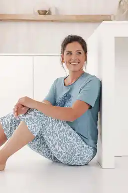 Wehkamp Pastunette pyjama lichtblauw aanbieding