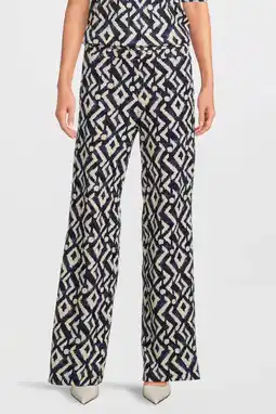 Wehkamp Dreamstar bootcut highwaist broek donkerblauw aanbieding