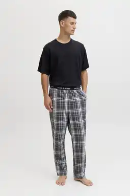 Wehkamp JACK & JONES pyjama JACLUCA zwart/grijs aanbieding
