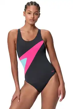 Wehkamp Speedo Endurance Pro sportbadpak Hyperboom zwart/roze aanbieding