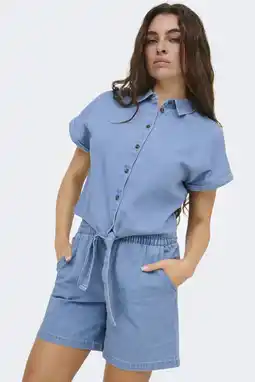 Wehkamp JDY blouse light blue denim aanbieding