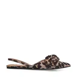 Wehkamp Sacha slingback loafers met panterprint beige/bruin aanbieding