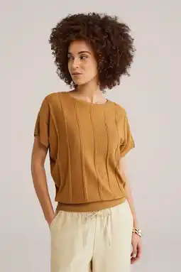 Wehkamp WE Fashion top goud met lurex aanbieding