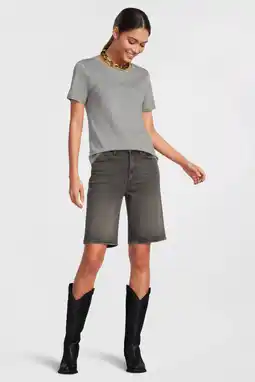 Wehkamp Anytime T-shirt grijs melange aanbieding