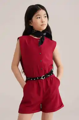Wehkamp WE Fashion Straight playsuit rood aanbieding