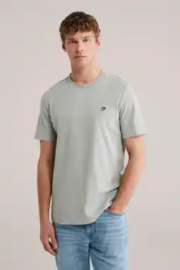 Wehkamp WE Fashion regular T-shirt lichtgrijs aanbieding