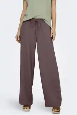 Wehkamp JDY straight regularwaist casual broek donkerpaars aanbieding