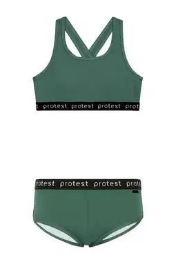Wehkamp Protest crop bikini PRTBEAU JR groen aanbieding