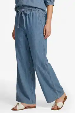 Wehkamp CS the Label regularwaist broek medium blue denim aanbieding