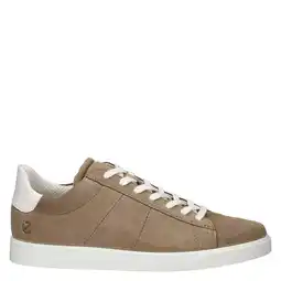 Wehkamp Ecco Street Lite suède sneakers taupe aanbieding