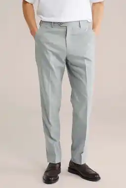 Wehkamp WE Fashion slim pantalon lichtgroen aanbieding