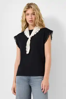 Wehkamp QS top zwart aanbieding