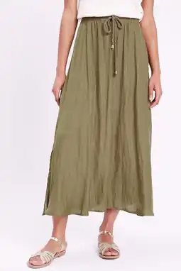 Wehkamp Cache Cache midi rok kakigroen aanbieding