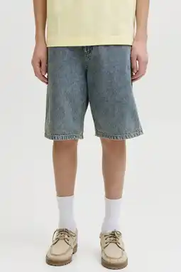 Wehkamp JACK & JONES JUNIOR baggy denim short medium blue denim aanbieding