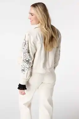 Wehkamp MS Mode spijkerjas ecru aanbieding