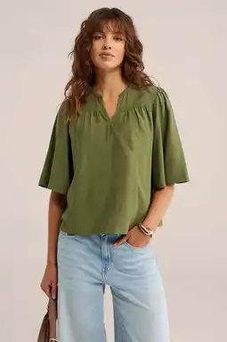 Wehkamp WE Fashion top groen aanbieding