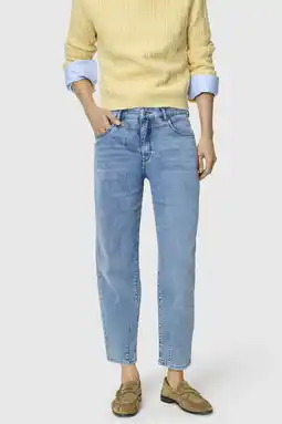 Wehkamp MAC BOBBIE straight leg jeans medium blue denim aanbieding