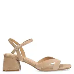 Wehkamp Manfield suède sandalettes beige aanbieding