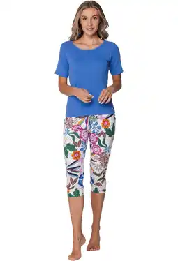 Wehkamp Rebelle pyjama blauw/multi aanbieding