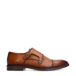 Wehkamp Manfield leren gespschoenen cognac aanbieding