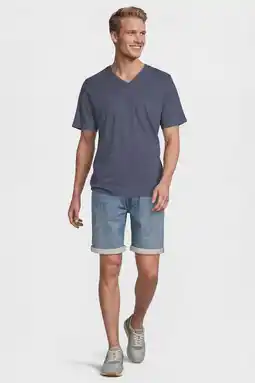 Wehkamp Anytime regular T-shirt marineblauw aanbieding