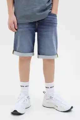 Wehkamp JACK & JONES JUNIOR denim short medium blue denim aanbieding