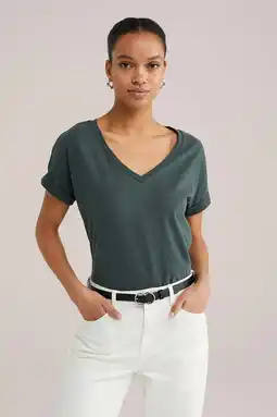 Wehkamp WE Fashion top donkergroen aanbieding