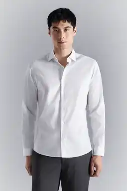 Wehkamp Mango Man regular zakelijk overhemd wit aanbieding