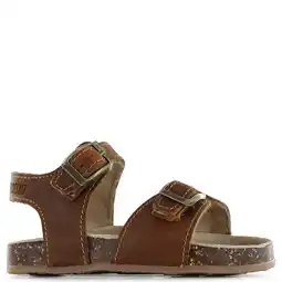 Wehkamp Shoesme leren sandalen - bruin aanbieding