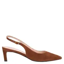 Wehkamp Manfield suède slingback pumps bruin aanbieding