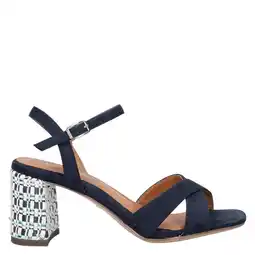 Wehkamp Tamaris sandalen met blokhak blauw aanbieding