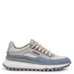 Wehkamp Floris van Bommel De Gripper 03.10 suède sneakers lichtblauw aanbieding